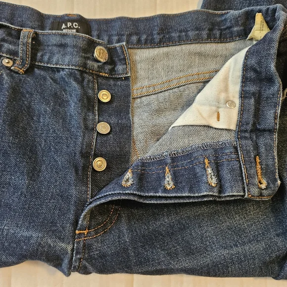 A.P.C. Rescue Jean Droit Japanese Selvedge Men's, 34